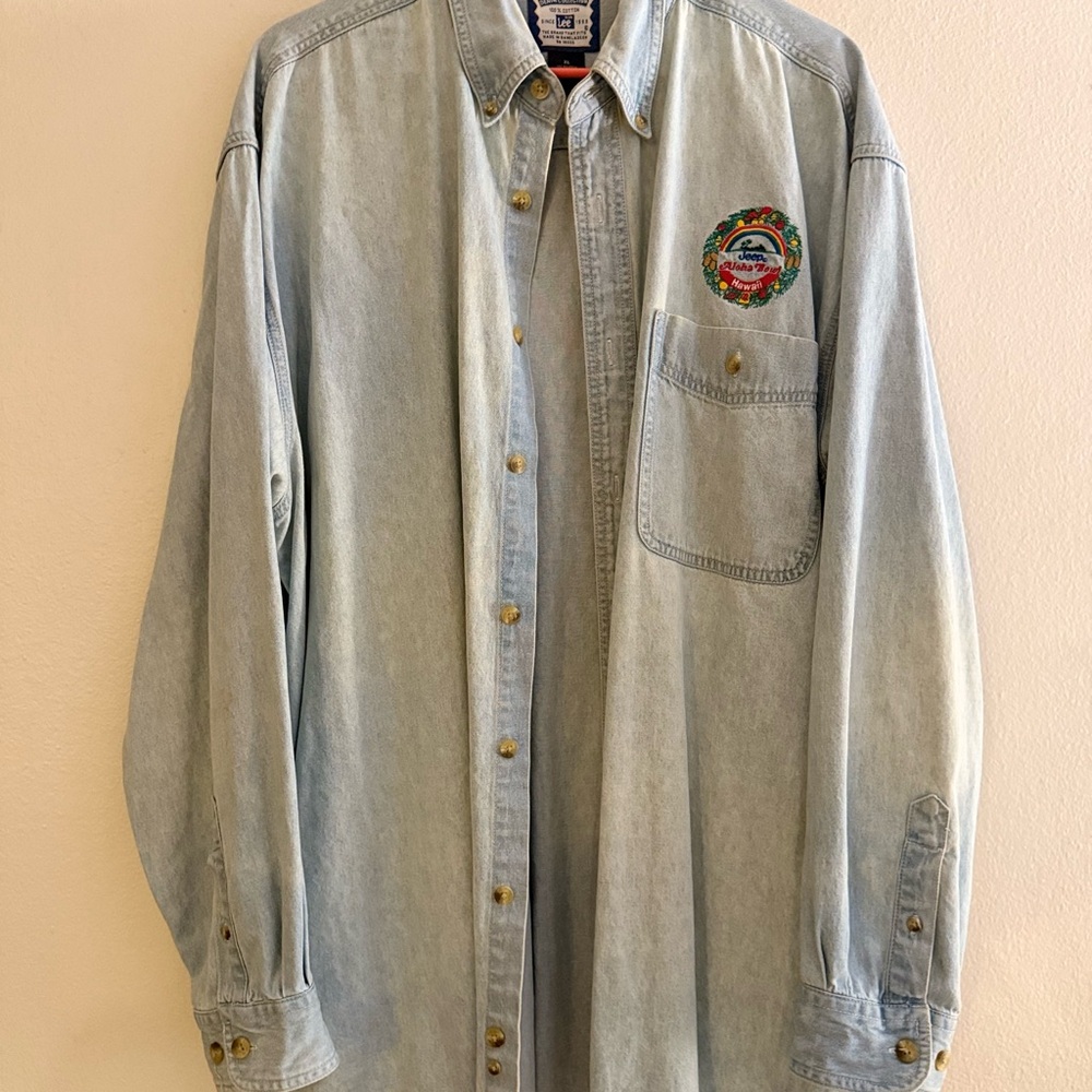 Lee Vintage Denim Button Up Shirt